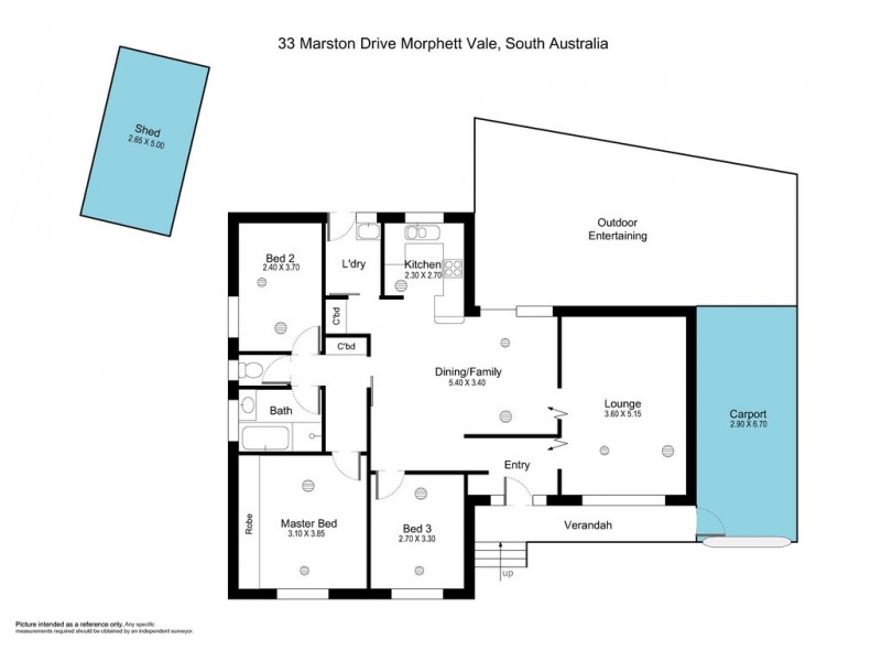 33 Marston Drive, Morphett Vale SA 5162 Floorplan
