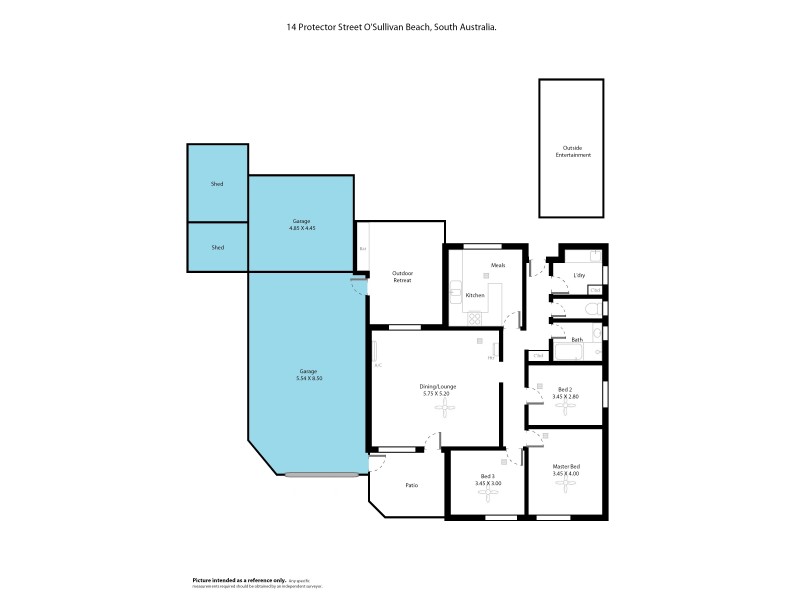 14 Protector Street, O’sullivan Beach SA 5166 Floorplan