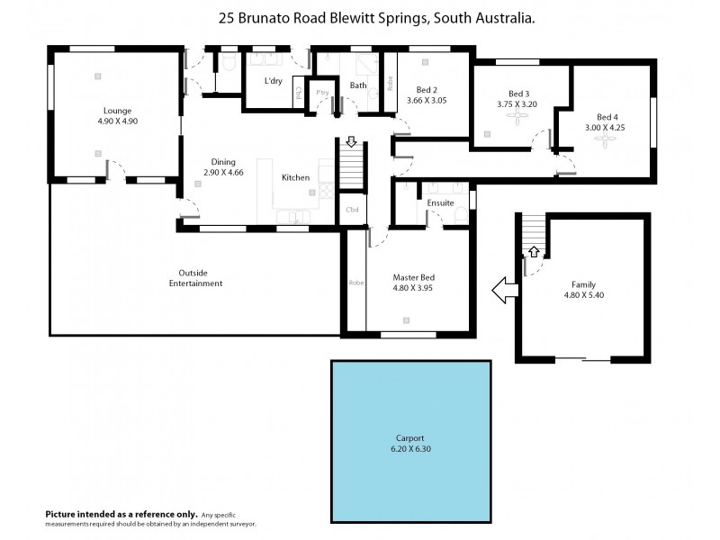 25 Brunato Road, Blewitt Springs SA 5171 Floorplan