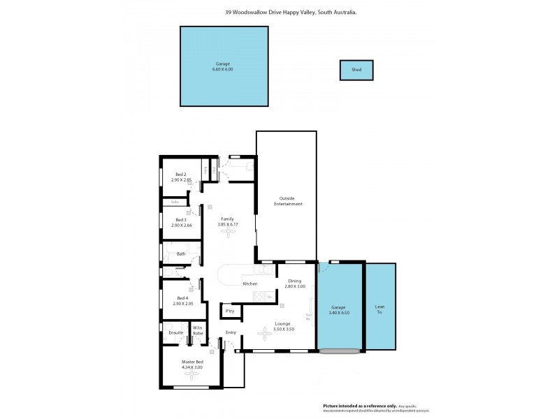 39 Woodswallow Drive, Happy Valley SA 5159 Floorplan