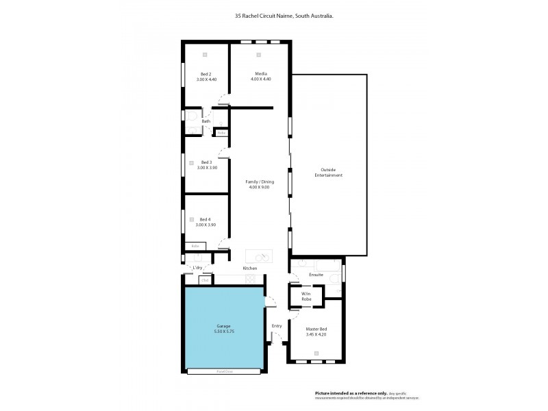 35 Rachel Circuit, Nairne SA 5252 Floorplan
