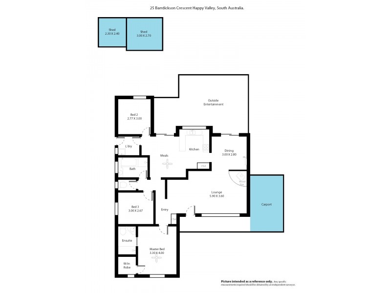 25 Barrdickson Crescent, Happy Valley SA 5159 Floorplan