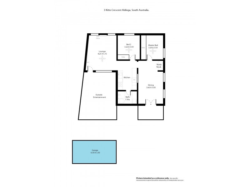 3 Kitto Crescent, Aldinga Beach SA 5173 Floorplan