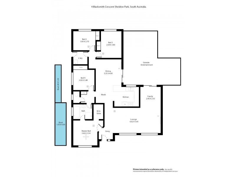 4 Blacksmith Crescent, Sheidow Park SA 5158 Floorplan