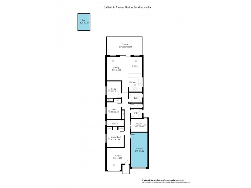 2a Rathlin Avenue, Marion SA 5043 Floorplan