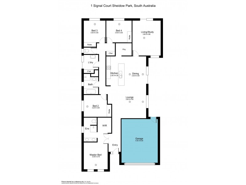 1 Signal Court, Sheidow Park SA 5158 Floorplan