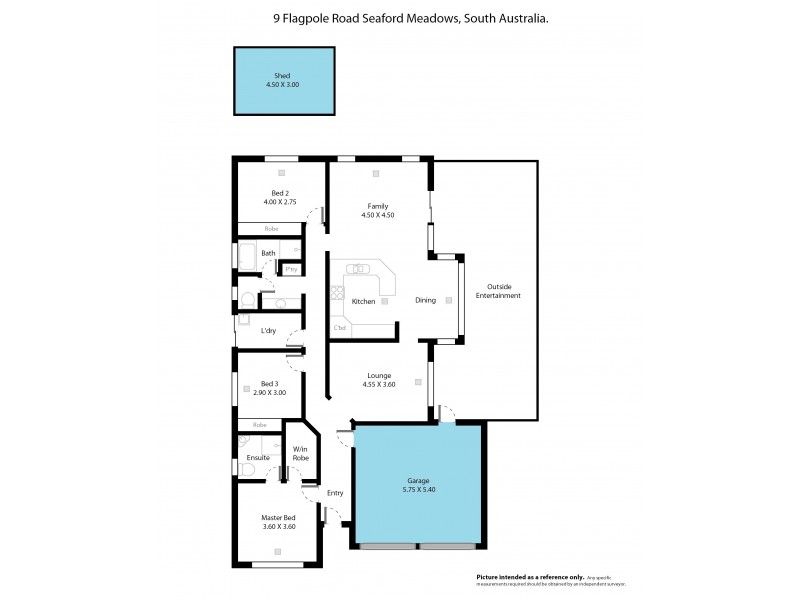 9 Flagpole Road, Seaford Meadows SA 5169 Floorplan