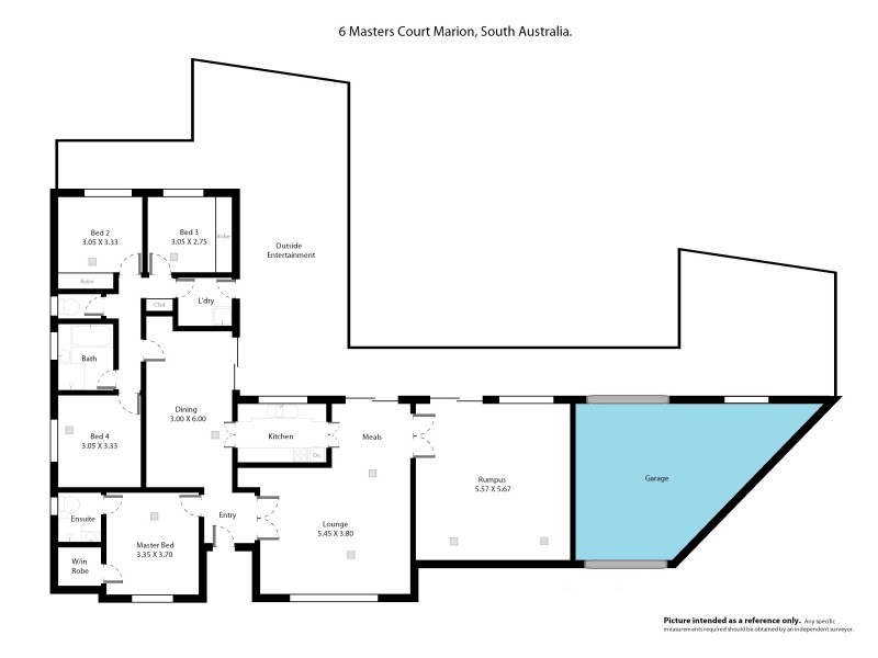 6 Masters Court, Marion SA 5043 Floorplan