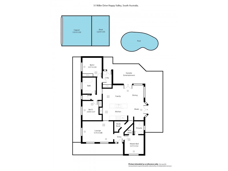 31 Miller Drive, Happy Valley SA 5159 Floorplan