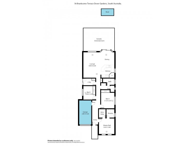 56 Branksome Terrace, Dover Gardens SA 5048 Floorplan