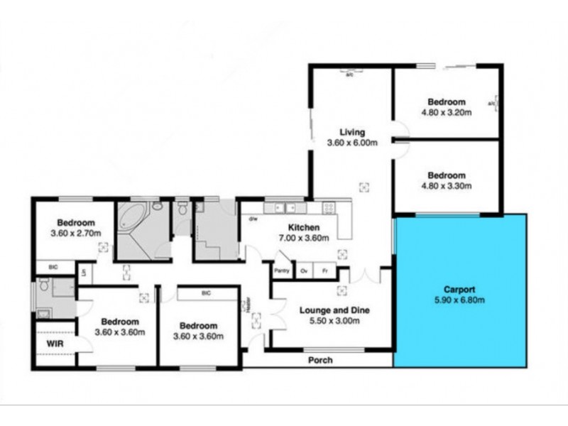 8 Bradman Court, Morphett Vale SA 5162 Floorplan