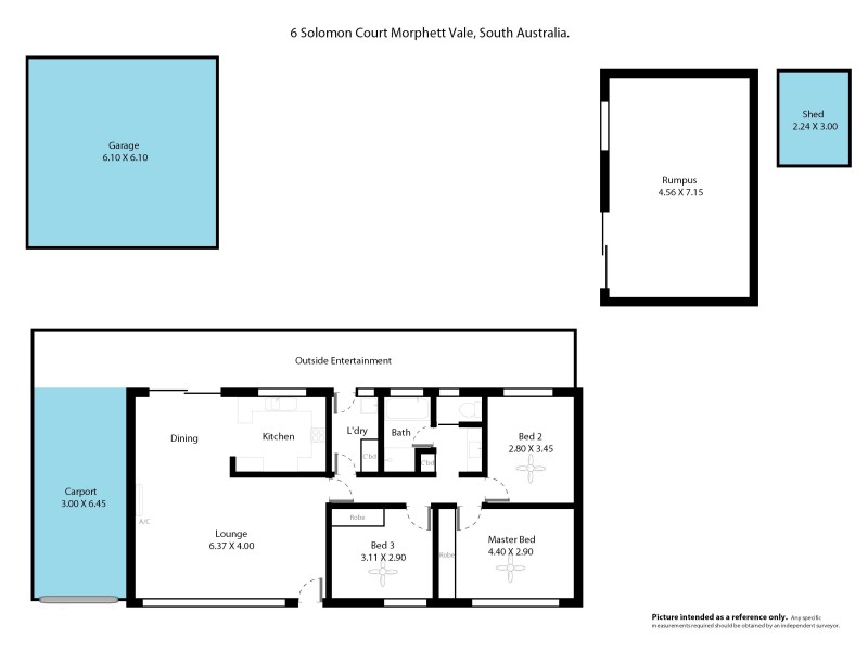 6 Solomon Court, Morphett Vale SA 5162 Floorplan
