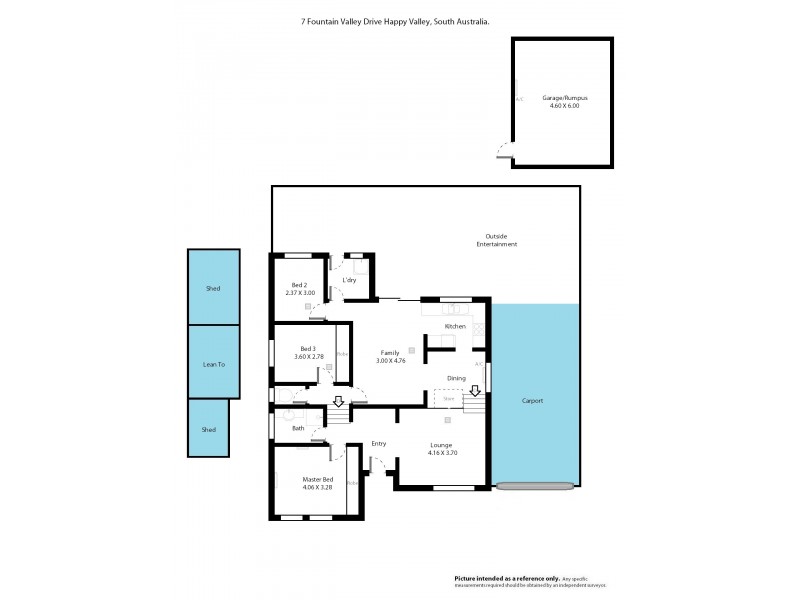 7 Fountain Valley Drive, Happy Valley SA 5159 Floorplan