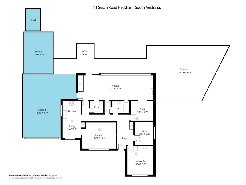 11 Susan Road, Hackham SA 5163 Floorplan