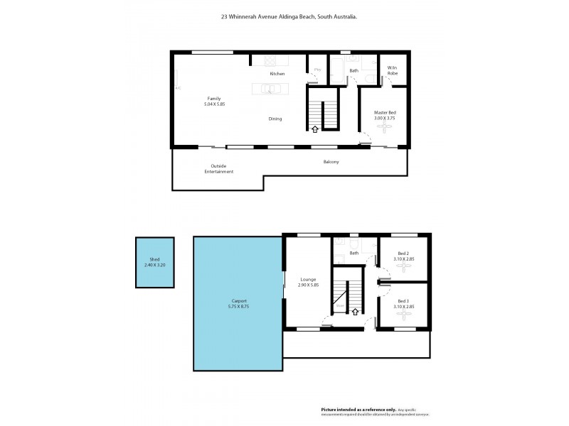 23 Whinnerah Avenue, Aldinga Beach SA 5173 Floorplan