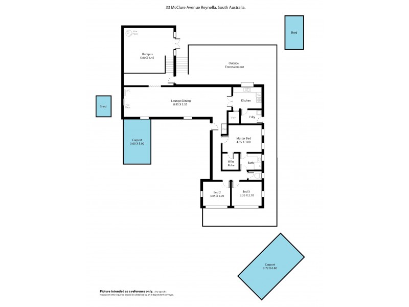 33 McClure Avenue, Reynella East SA 5161 Floorplan
