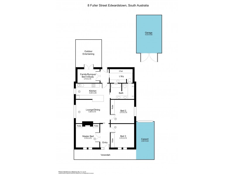 8 Fuller Street, Edwardstown SA 5039 Floorplan