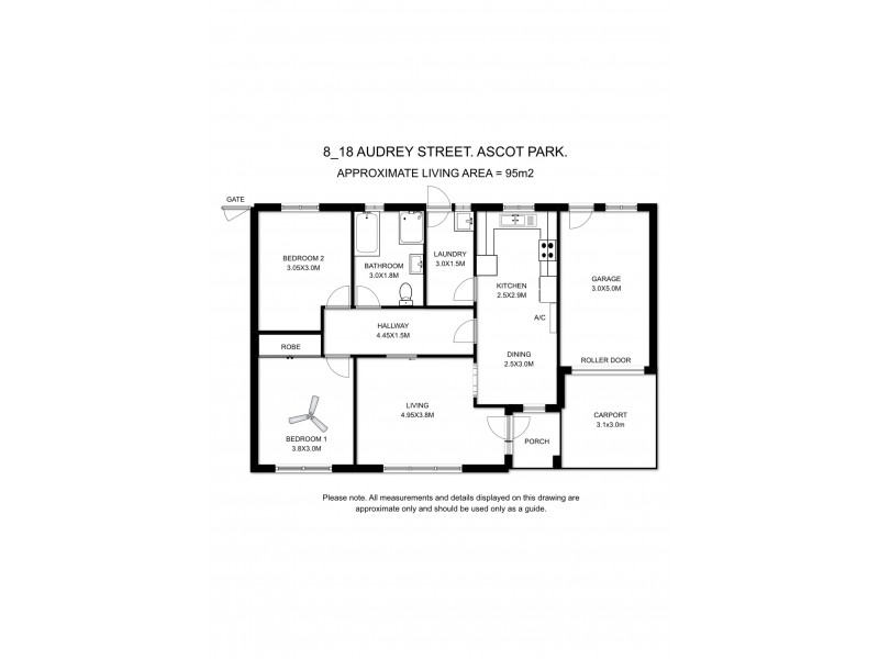 8-18 Audrey Street, Ascot Park SA 5043 Floorplan