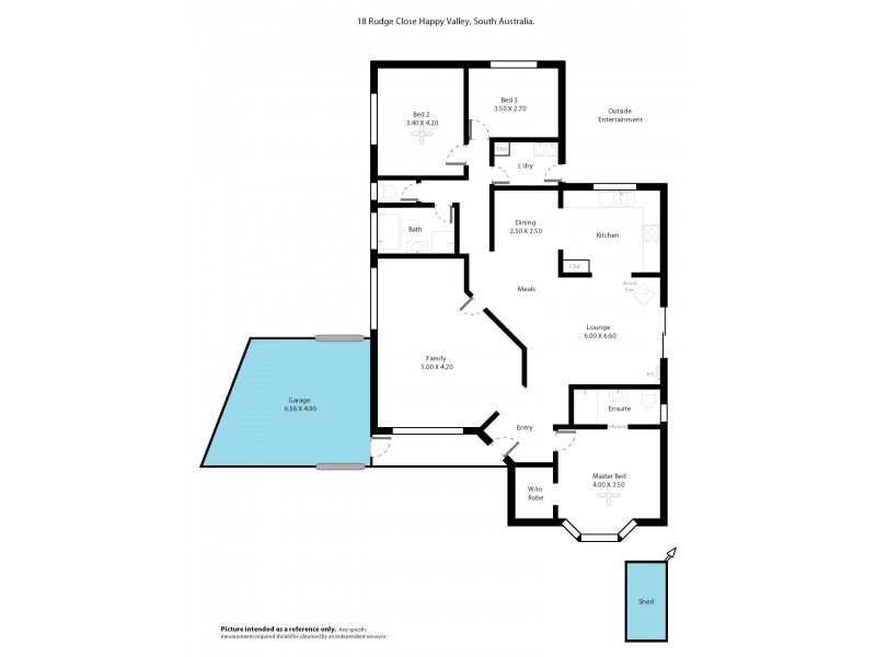 18 Rudge Close, Happy Valley SA 5159 Floorplan