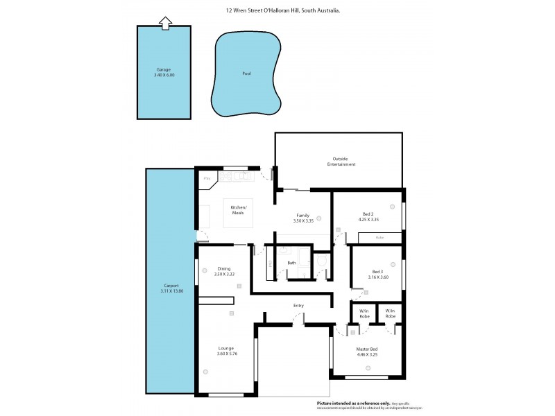 12 Wren Street, O’halloran Hill SA 5158 Floorplan