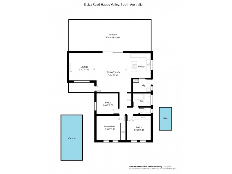 8 Liza Road, Happy Valley SA 5159 Floorplan