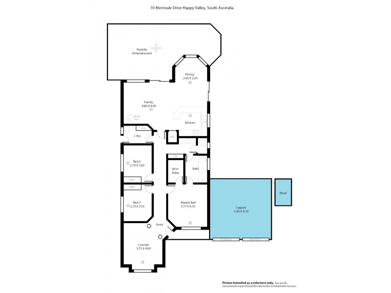 10 Merrivale Drive, Happy Valley SA 5159 Floorplan