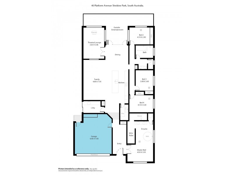 40 Platform Avenue, Sheidow Park SA 5158 Floorplan