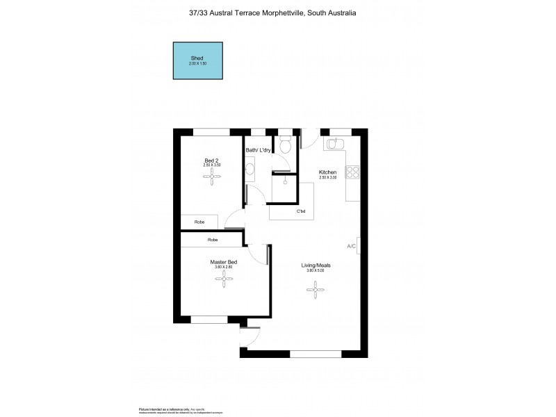 37/33 Austral terrace, Morphettville SA 5043 Floorplan