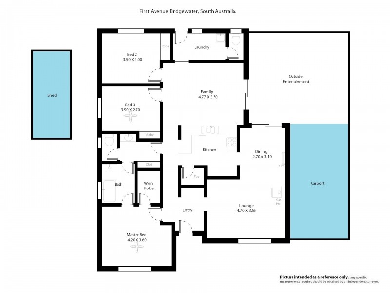 22 First Avenue, Bridgewater SA 5155 Floorplan