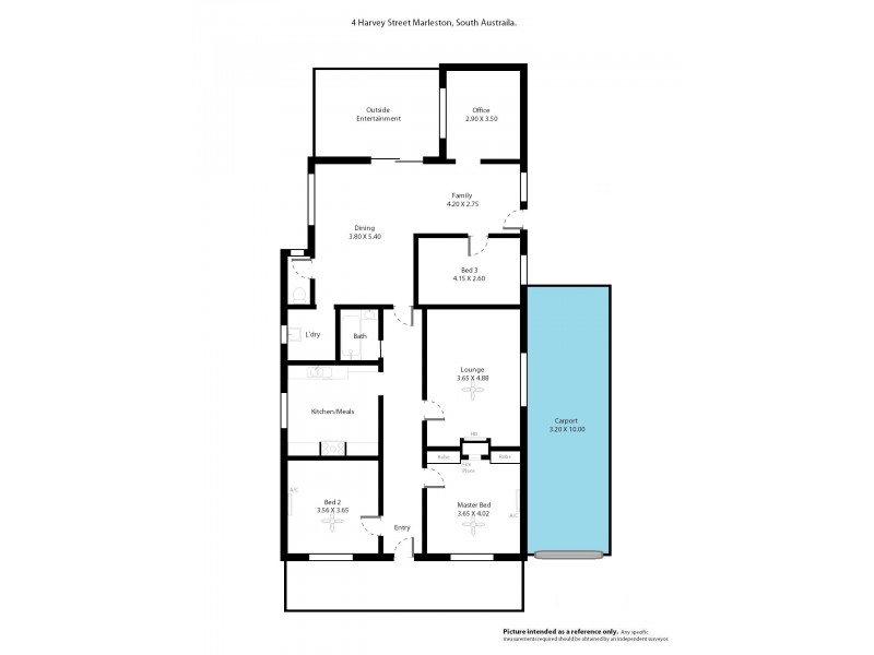 4 Harvey Street, Marleston SA 5033 Floorplan