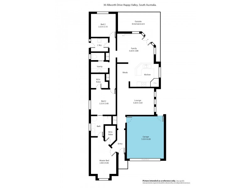 30 Allworth Drive, Happy Valley SA 5159 Floorplan