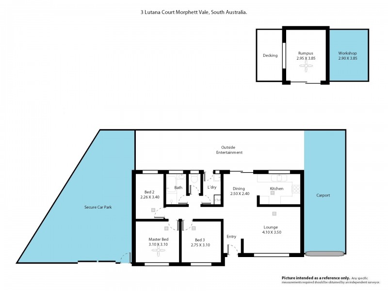 3 Lutana Court, Morphett Vale SA 5162 Floorplan