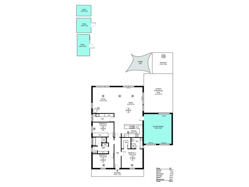 14 Township Lane, Aldinga SA 5173 Floorplan