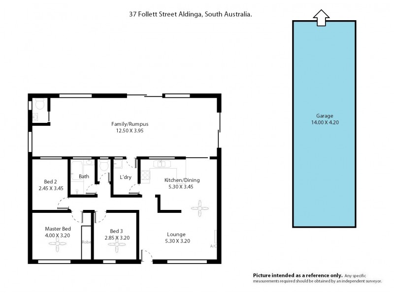 37 Follett Street, Aldinga Beach SA 5173 Floorplan