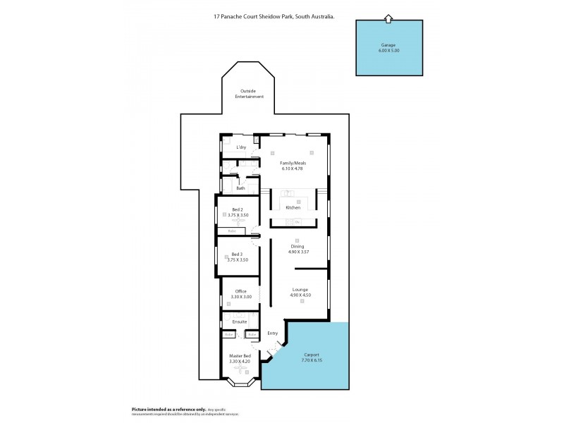 17 Panache Ct, Sheidow Park SA 5158 Floorplan