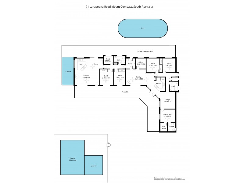 71 Lanacoona Road, Mount Compass SA 5210 Floorplan