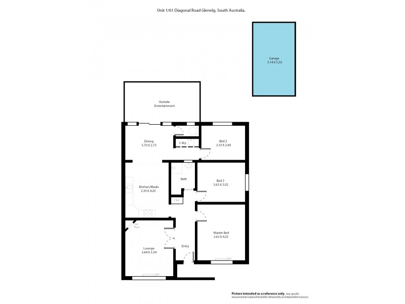 1-61 Diagonal Road, Glenelg East SA 5045 Floorplan