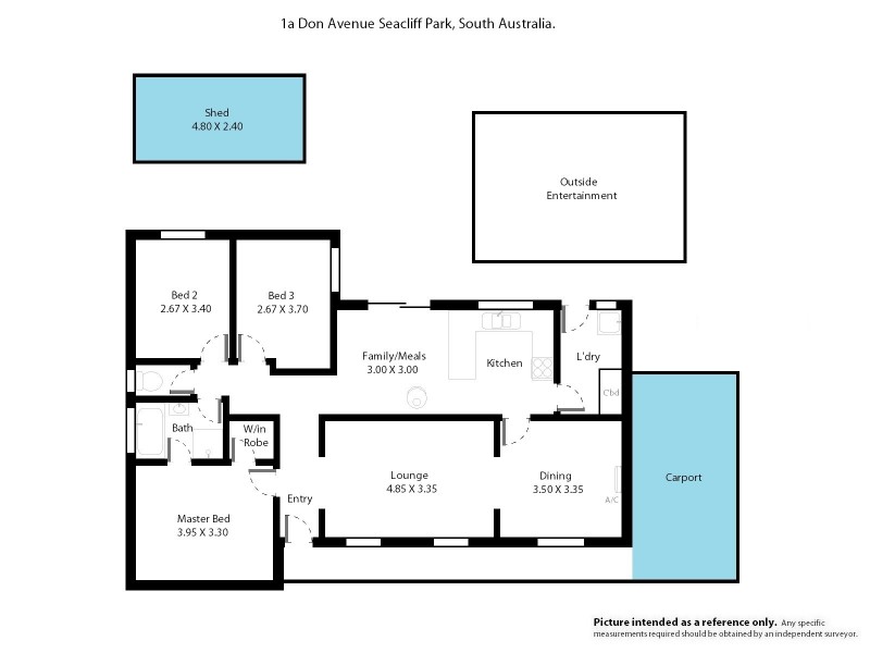 1a Don Avenue, Seacliff Park SA 5049 Floorplan