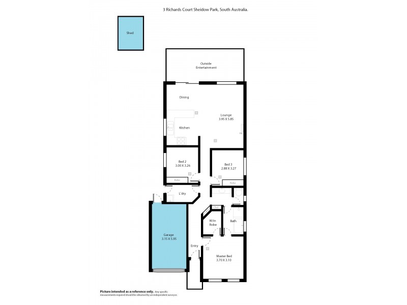 3 Richards Court, Sheidow Park SA 5158 Floorplan