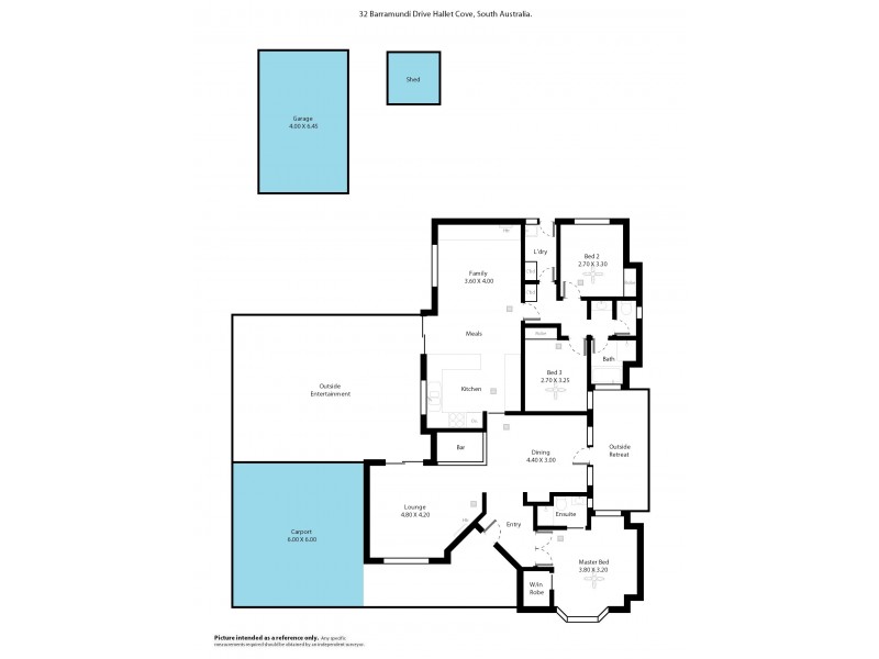 32 Barramundi Drive, Hallett Cove SA 5158 Floorplan