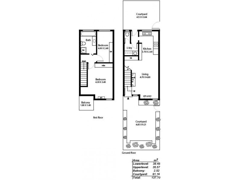2/34 Audrey Street, Ascot Park SA 5043 Floorplan