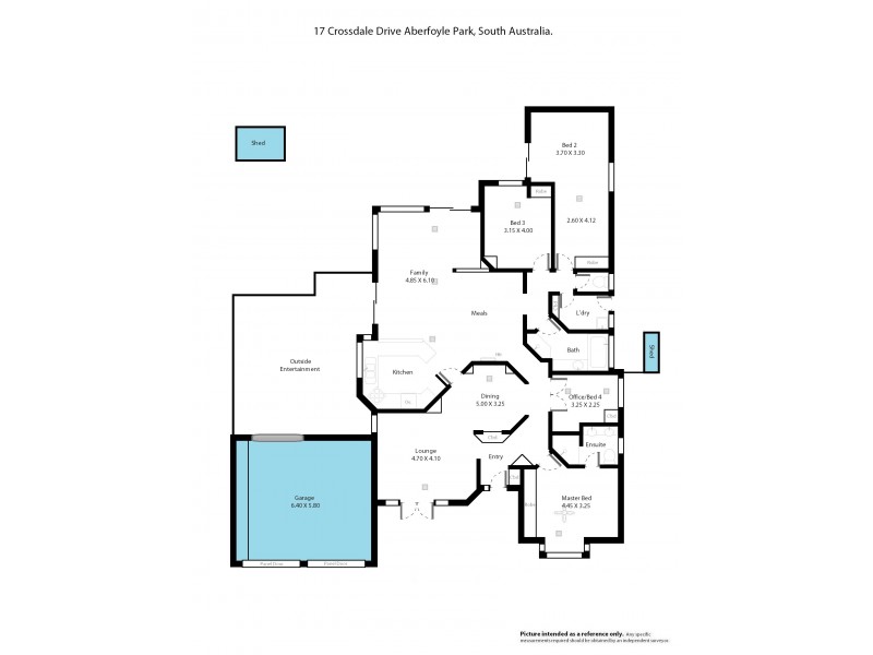 17 Crossdale Drive, Aberfoyle Park SA 5159 Floorplan