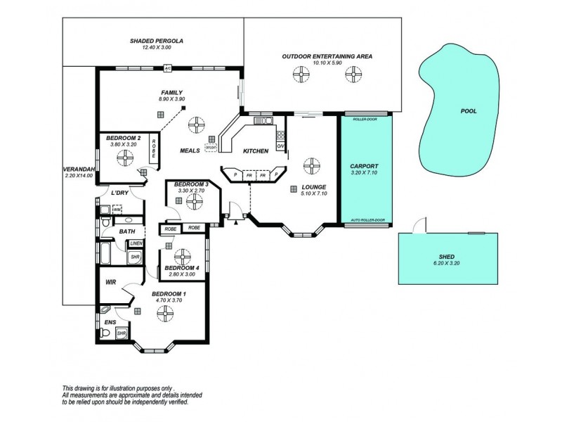 27 Begonia Street, Morphett Vale SA 5162 Floorplan