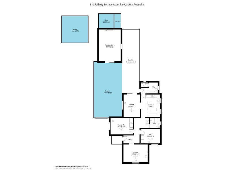 110 Railway Terrace, Ascot Park SA 5043 Floorplan