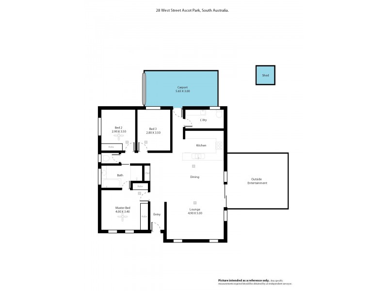 28 West Street, Ascot Park SA 5043 Floorplan