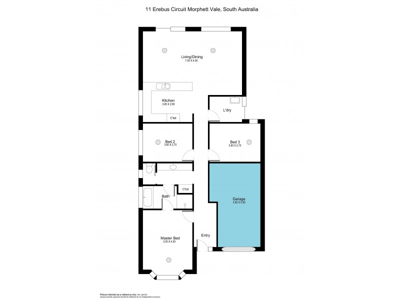 11 Erebus Circuit, Morphett Vale SA 5162 Floorplan