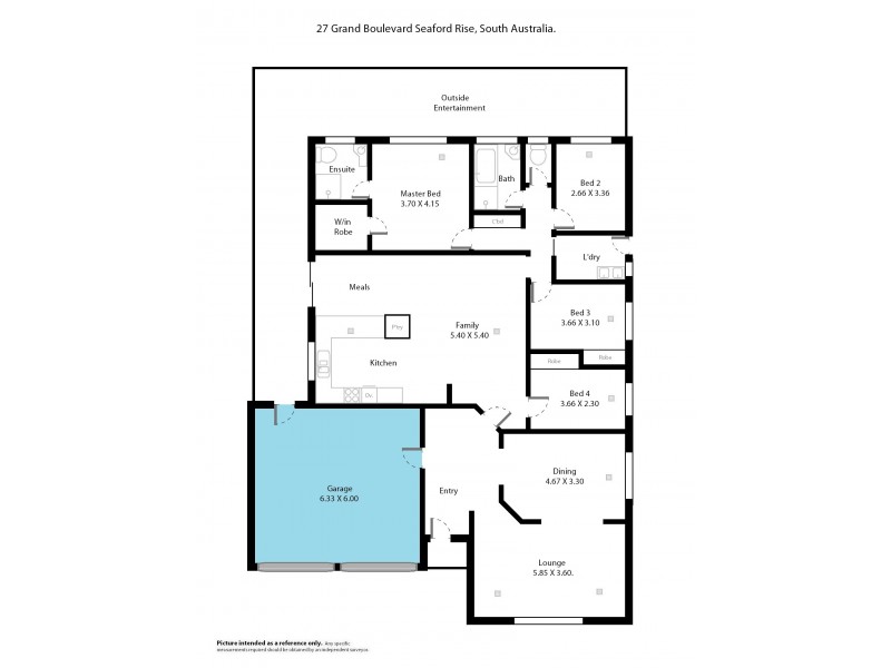 27 Grand Blvd, Seaford Rise SA 5169 Floorplan