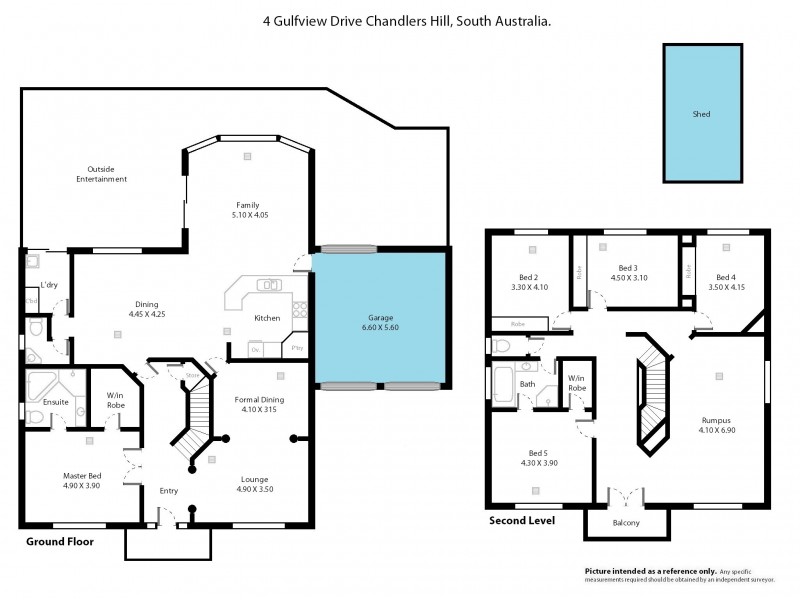 4 Gulfview Drive, Chandlers Hill SA 5159 Floorplan