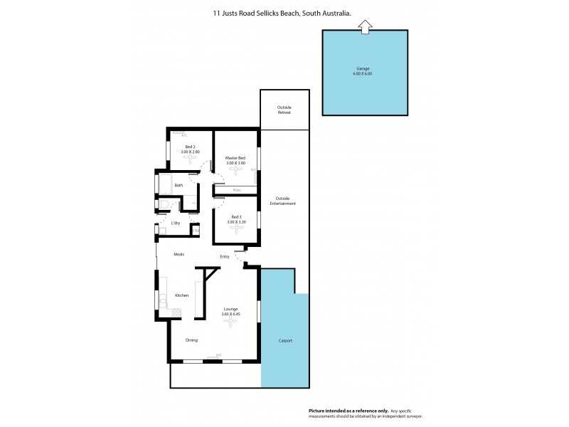 11 Justs Road, Sellicks Beach SA 5174 Floorplan