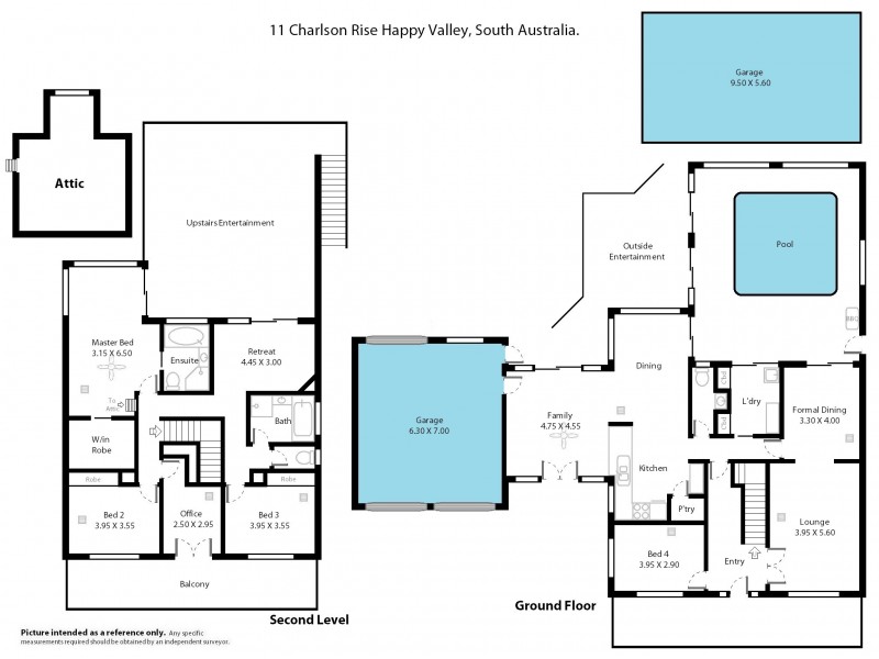 11 Charlson Rise, Happy Valley SA 5159 Floorplan